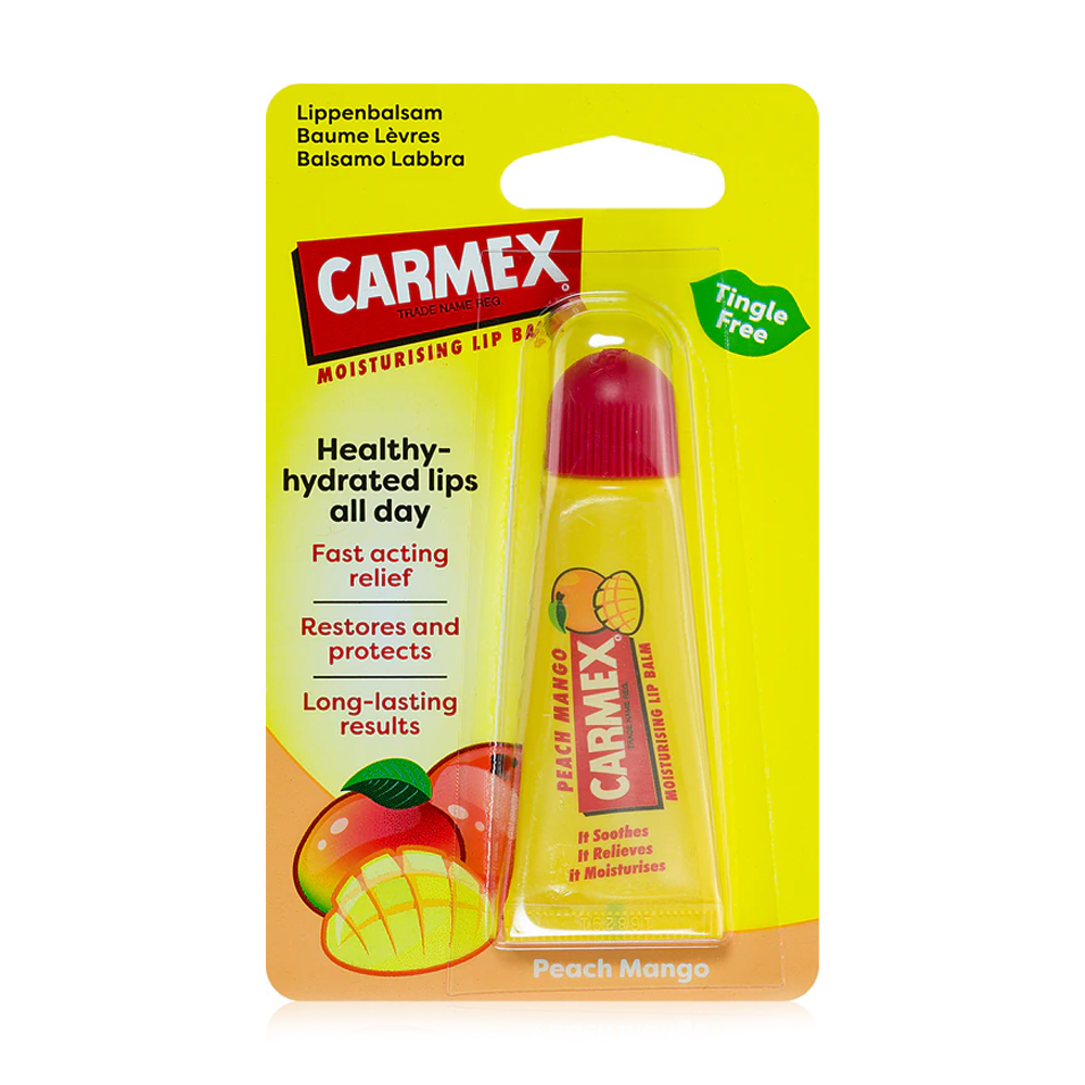 Бальзам для губ Carmex Lip Balm Peach &amp; Mango Burst Персик та манго, 10 г